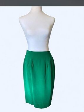 Diane Von Furstenberg Emerald Green Pencil Skirt